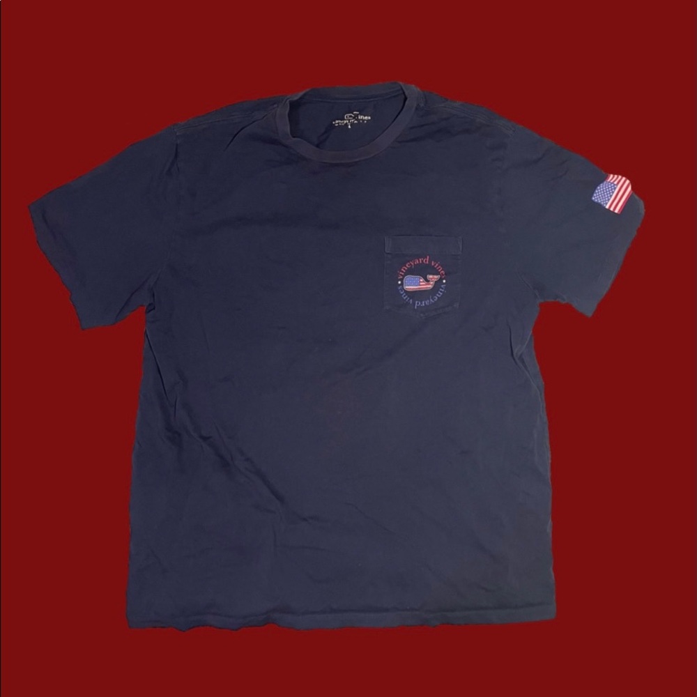 American flag Vineyard vines tshirt